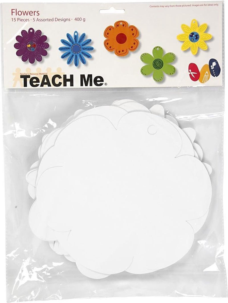 Fleurs de l’entreprise Creativ blanc, 5x 3pcs.