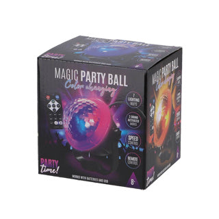 Temps de fête! Temps de fête Magical Party Ball avec effet disco et télécommande