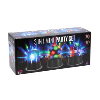 C'est la fête ! ensemble de 3 mini disco à l'heure de la fête