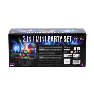 C'est la fête ! ensemble de 3 mini disco à l'heure de la fête