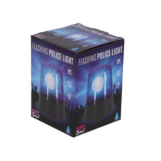 Temps de fête! Temps de fête Police clignotant la lumière 11cm