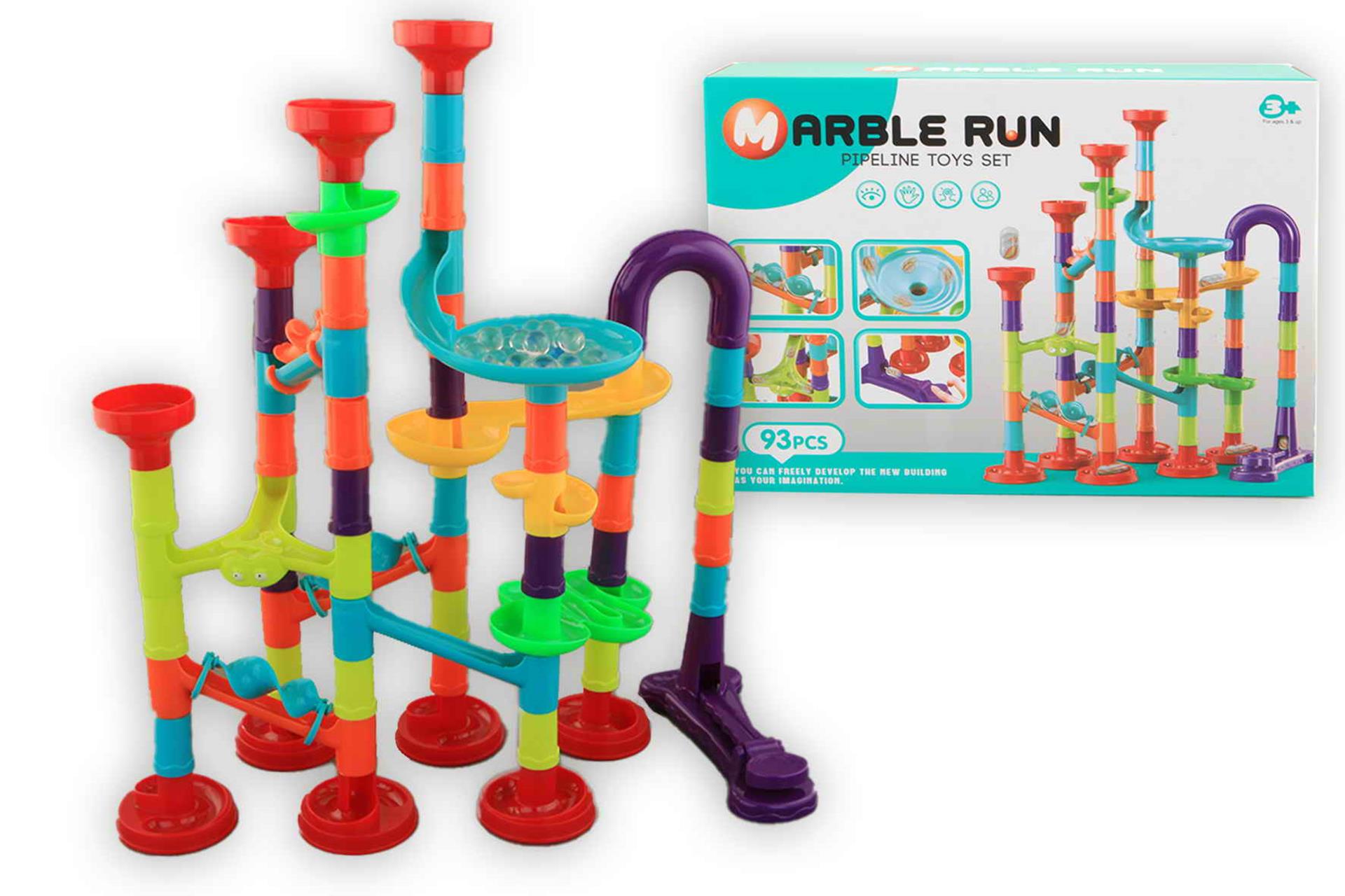 Jonotoys Knikkerbaan 93 pièces, à construire de différentes manières