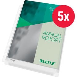 Couverture de présentation Maxi Leitz A4 PVC 5 pièces