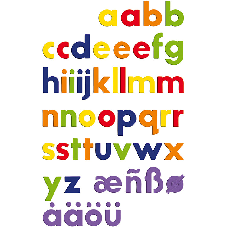 Lettres magnétiques, 36 pièces 1 boîte