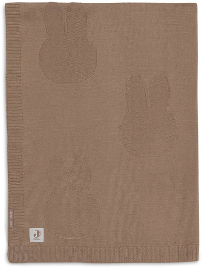 Jollein couverture bébé berceau - 75x100cm - miffy - biscuit