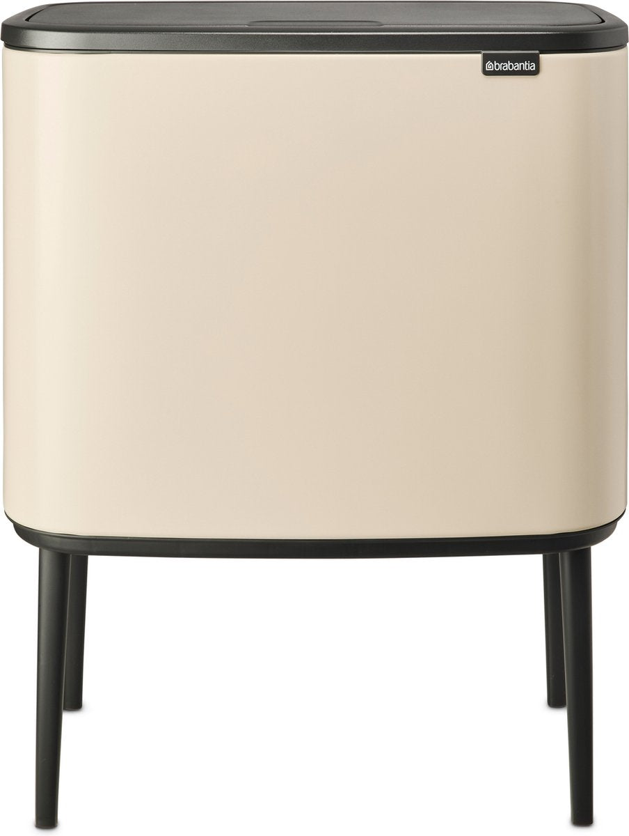 Poubelle Brabantia bo touch bin - 36 litres - 1 compartiment - beige doux
