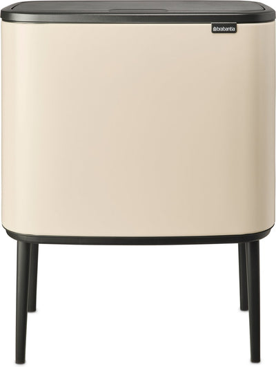 Poubelle Brabantia bo touch bin - 36 litres - 1 compartiment - beige doux
