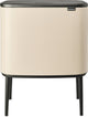 Poubelle Brabantia bo touch bin - 36 litres - 1 compartiment - beige doux
