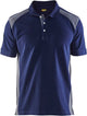 Blåkläder blaklader polo piqué 3324-1050 - noir gris foncé - l