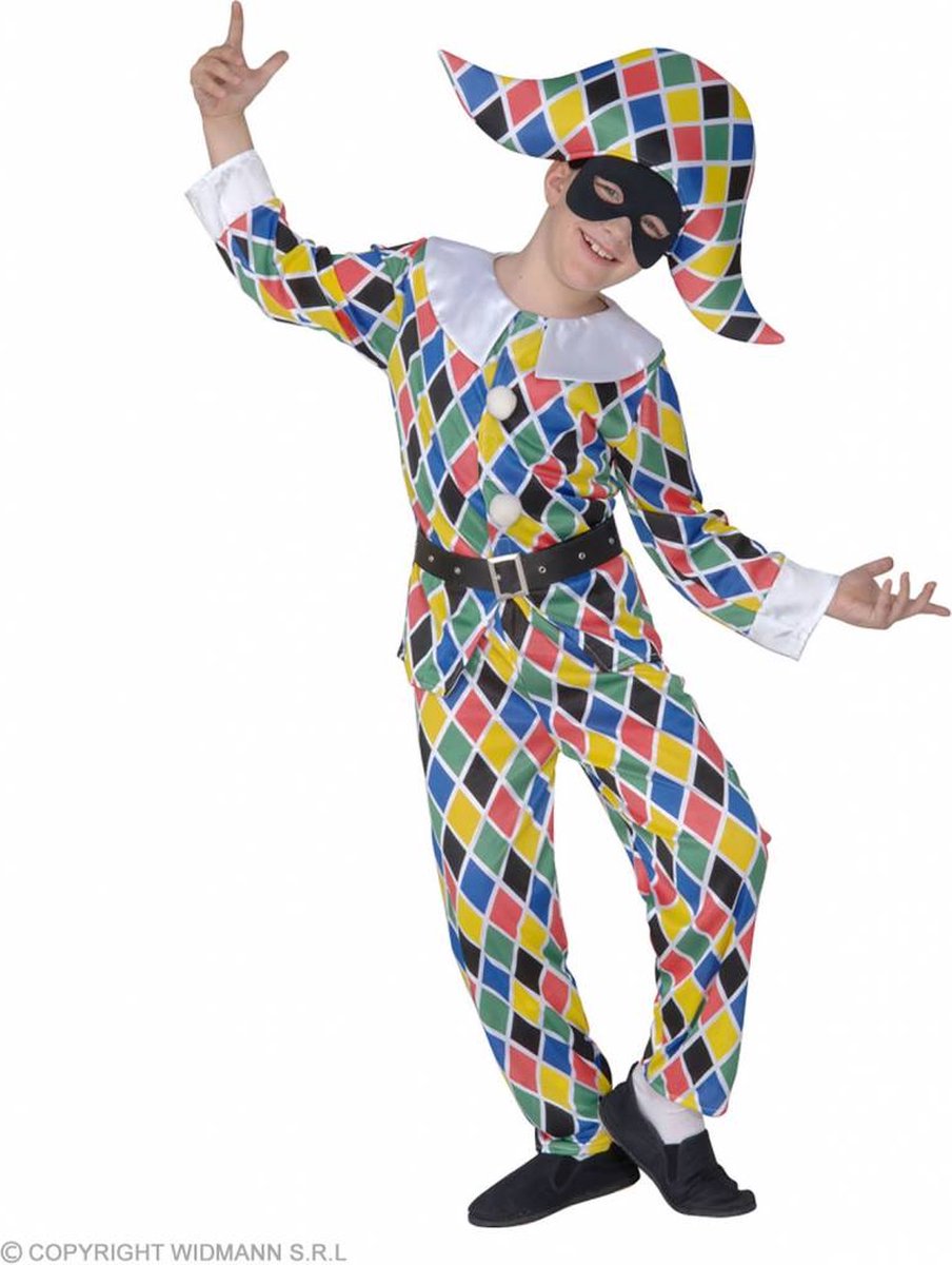 Déguisement arlequin multicolore Vegaoo enfant - déguisements enfant - 146 152