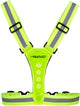 Gilet de sécurité de course Avento réfléchissant avec LED - avec batterie - jaune