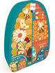 Puzzle à gratter 2 faces - abeilles - 31x42cm et 35,5x43cm - 2 x 20 pièces - 3 ans