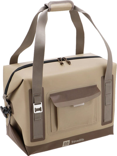 Sac isotherme Travellife Freja 26l beige - Tissu imperméable et anti-UV - reste au frais pendant 6 heures - pliable de manière compacte