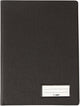 Dossier d'écriture Sigel - format A5 - avec compartiment pour stylos, pochette pour insert et support pour bloc-notes - anthracite - si-ef515