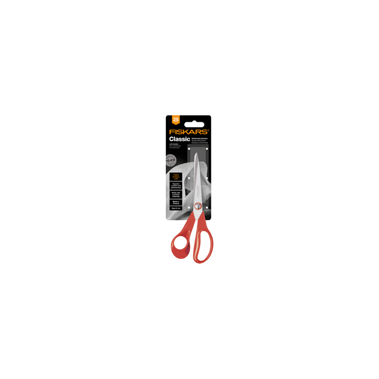 Ciseaux universels classiques Fiskars, l: 21 cm, gaucher, 1 pièce