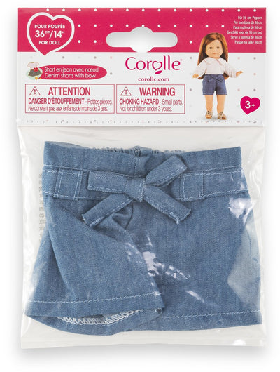 Corolle ma poupée short en jean avec noeud - 36cm