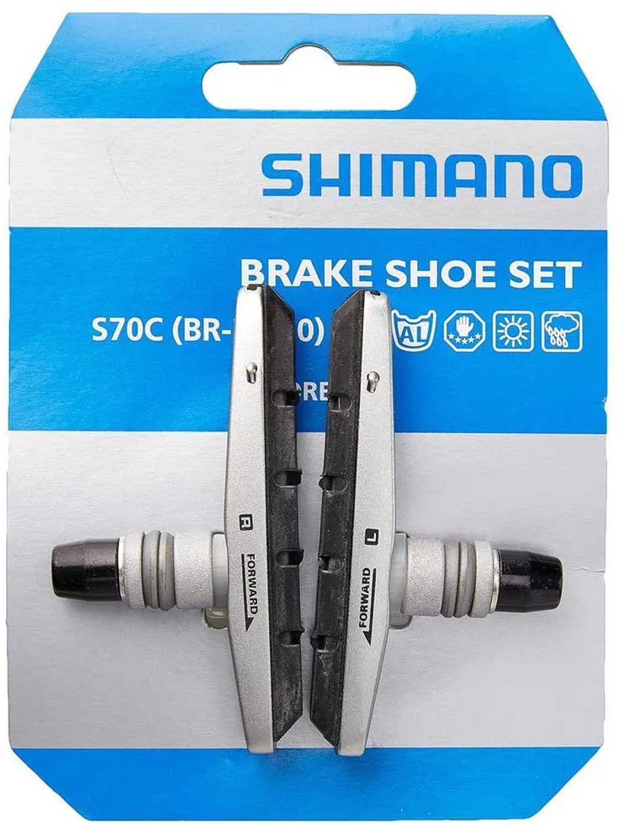 Shimano Velgrem Block Set S70C V-frein argent