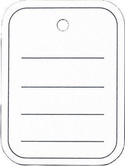 Sigel - étiquettes de prix - 40x50 mm - avec perforation - lignées - boîte de 500 pièces - si-zb350
