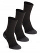 Under armour ua performance tech 3pk crew-blk chaussettes de sport unisexes - noir - gris jet