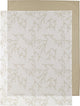 Drap de berceau Meyco baby branches - pack de 2 - sable - 75x100cm - 0,3 tog