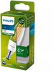 Philips LED Lampe bougie LED ultra efficace Philips transparente - 40 W - E14 - lumière blanche