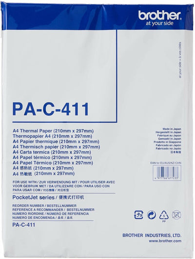 Papier blanc thermique Brother a4 pac411 blanc