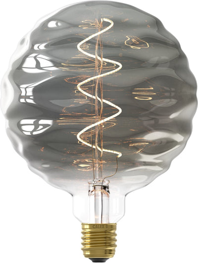 Calex bilbao xxl titane - lampe LED e27 - source de lumière à filament dimmable - 4w - lumière blanc chaud