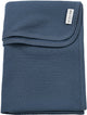 Couverture de berceau jacquard Meyco - indigo - 100x150cm - 0,5 tog