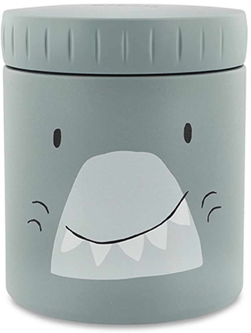 Récipient alimentaire isotherme Trixie - mr. requin - 350ml - pot thermos pour enfant - acier inoxydable - à partir de 4 mois - étanche léger