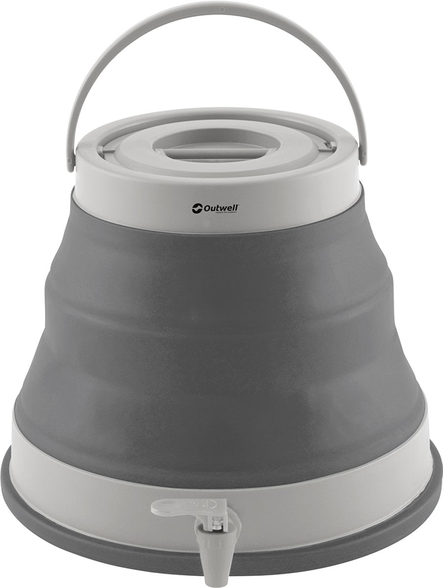 Outwell effondrement porte-eau réservoir d'eau 12 l pliable silicone gris