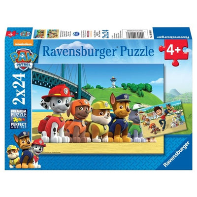 Ravensburger Puzzle Brave Dogs, 2x24st.