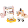 Meubles Viga pour maison de poupée, chambre d'enfant, dimensions 2x2x7,5 cm, 8 pièces 1 ensemble