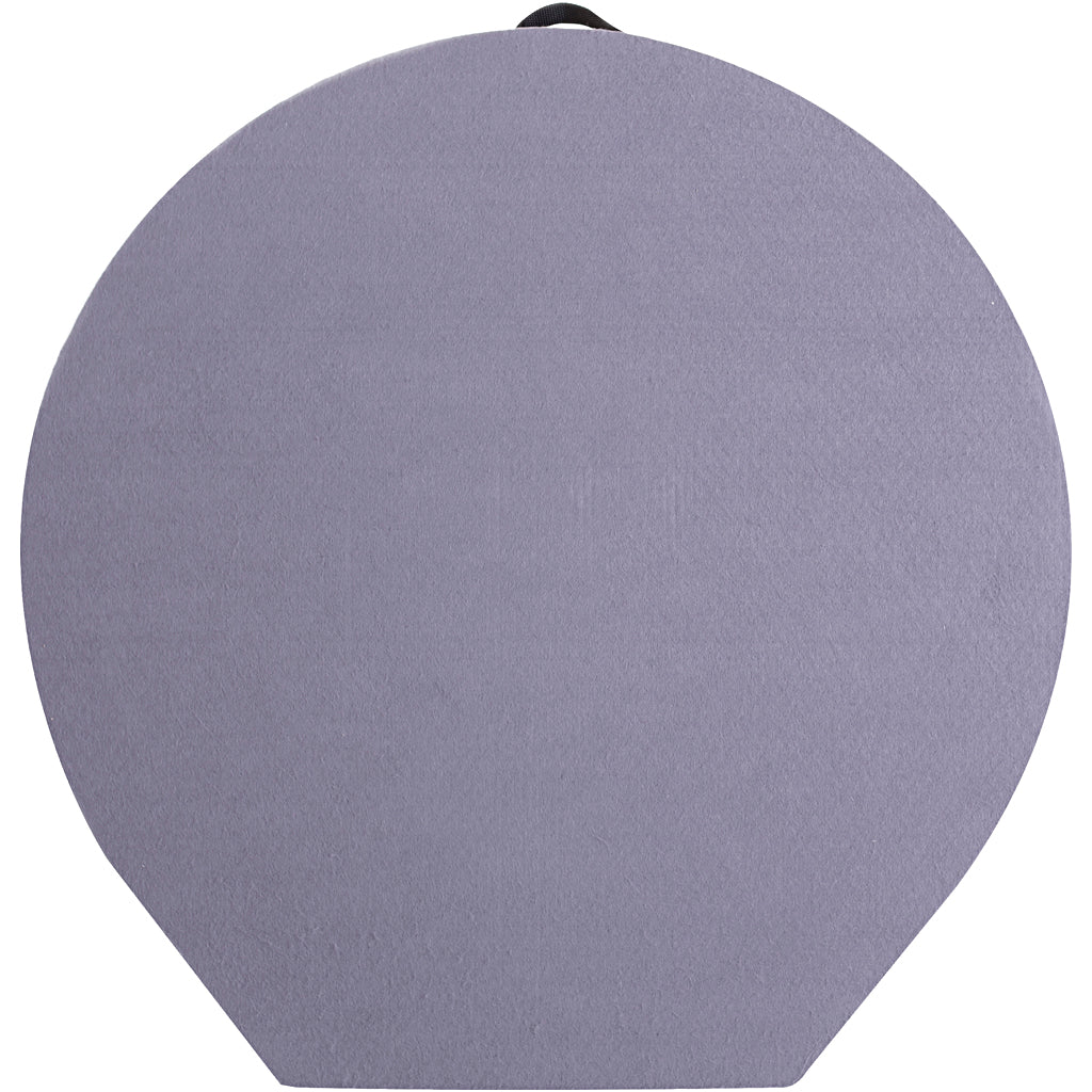Assiette Flano, l: 73 cm, gris, 1 pièce
