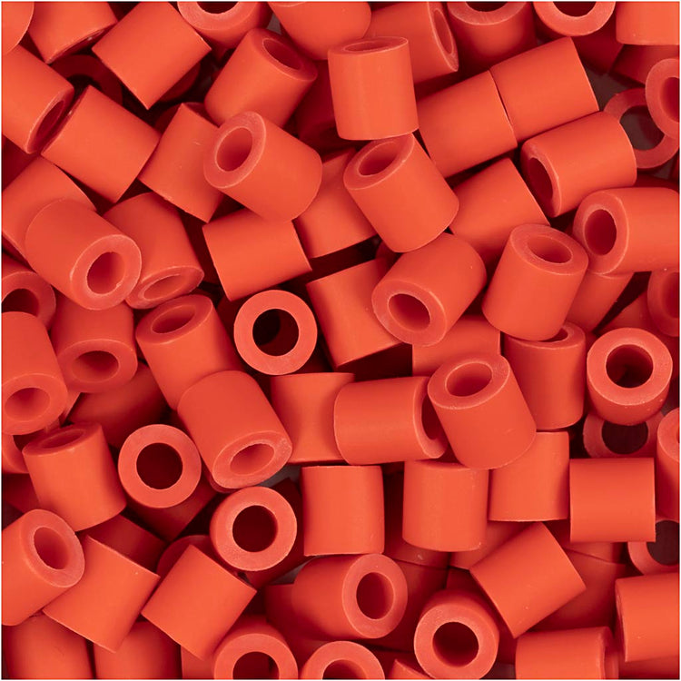 Biobilles Nabbi de , taille 5x5 mm, diamètre du trou 2,5 mm, moyen, rouge clair, 1000 pièces 1 boîte