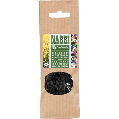 Creativ company nabbi biobeads 5x5mm noir - 1000 pcs.
