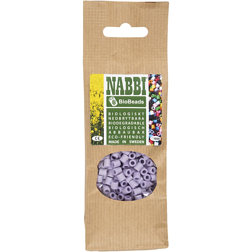 Creativ company nabbi bioperles 5x5mm rouge - 1000 pcs.