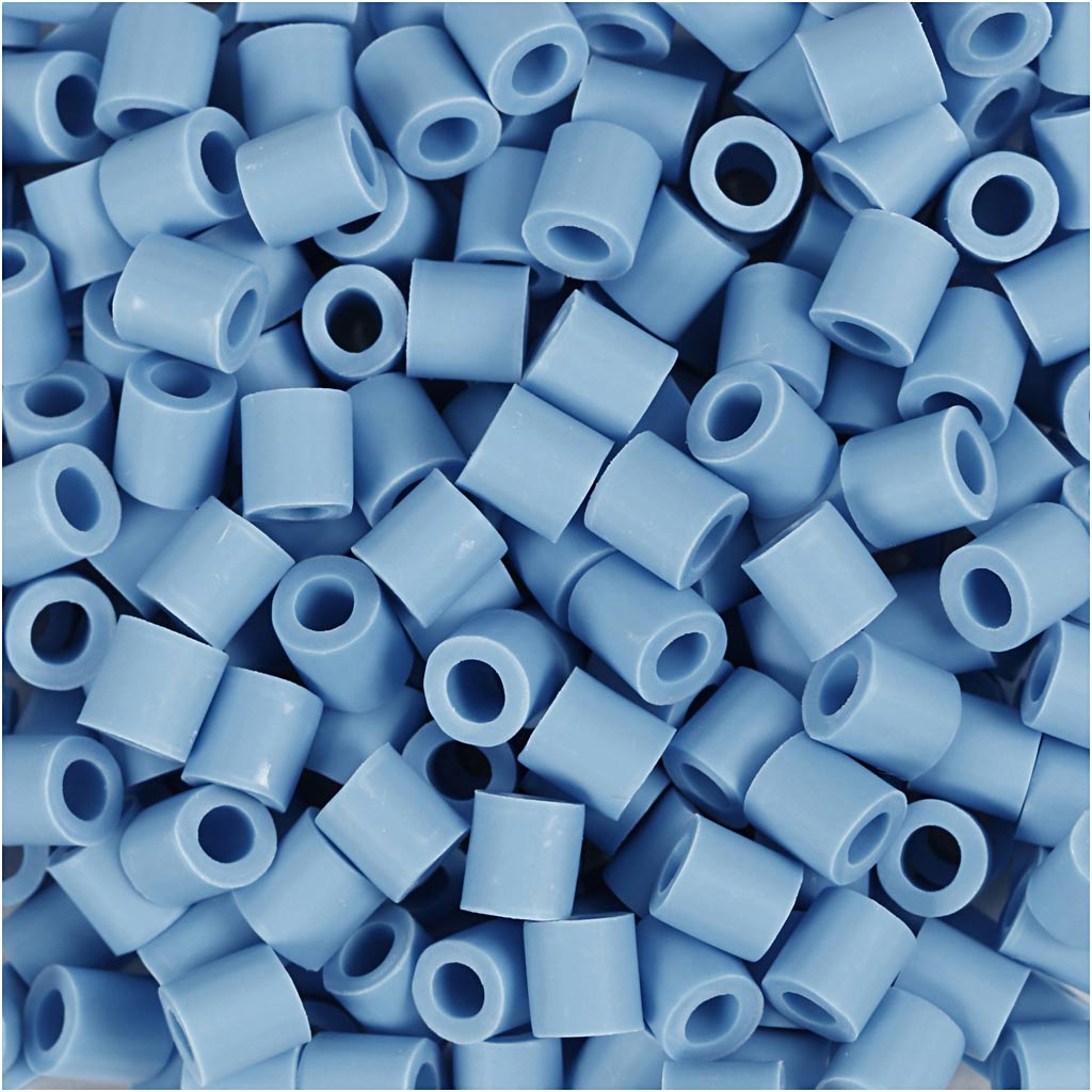 Biobilles Nabbi de , taille 5x5 mm, diamètre du trou 2,5 mm, moyen, bleu, 1000 pièces 1 boîte