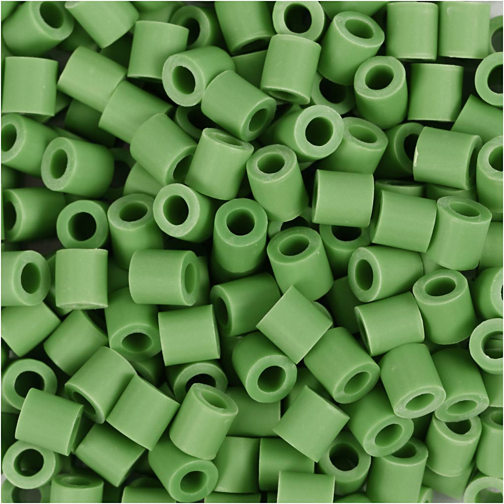 Biobilles Nabbi de , dim. 5x5 mm, diamètre de trou 2,5 mm, moyen, vert, 1000 pièces 1 boîte