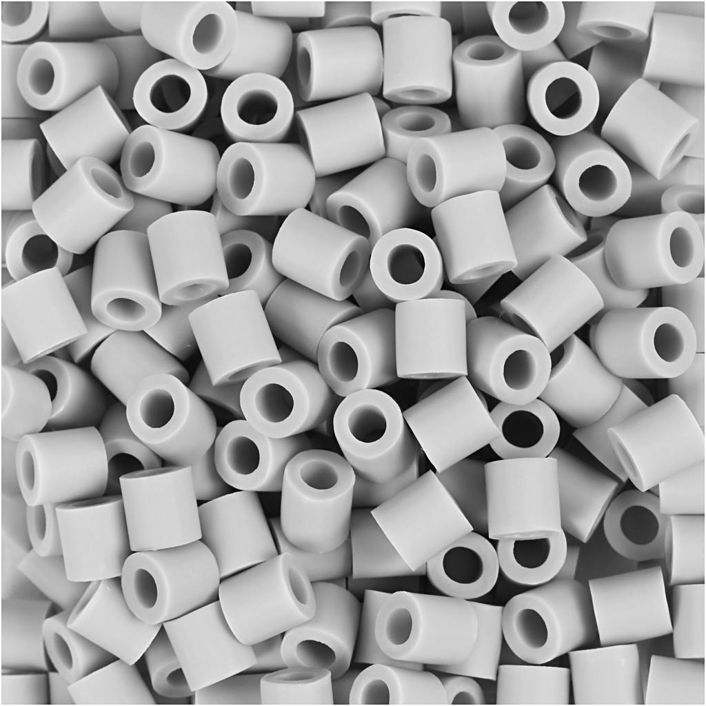 Creativ company nabbi bioperles 5x5mm gris - 1000 pcs.