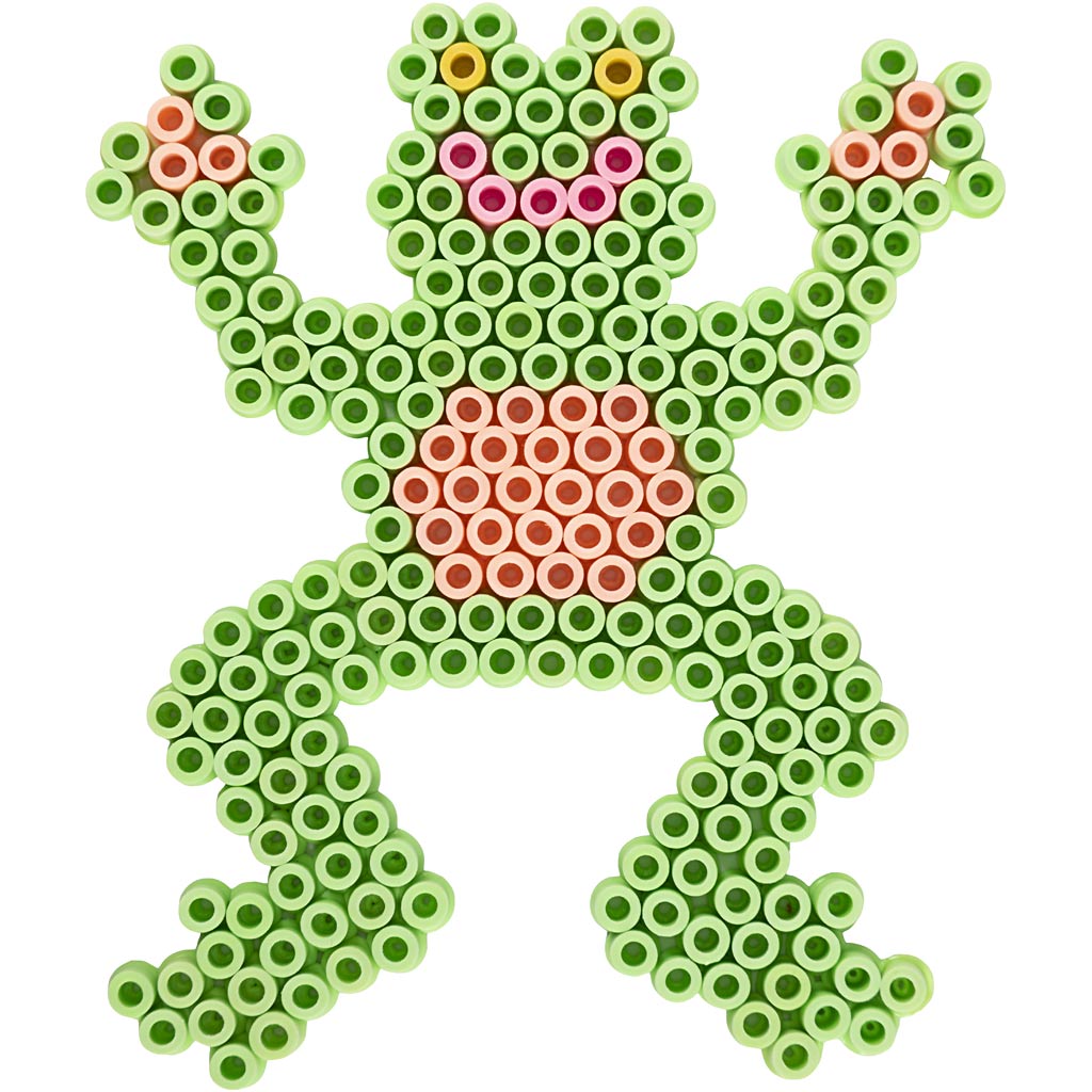 Plaque de base Nabbi biobeads, grenouille, taille 10x12 cm, moyenne, 1 pièce
