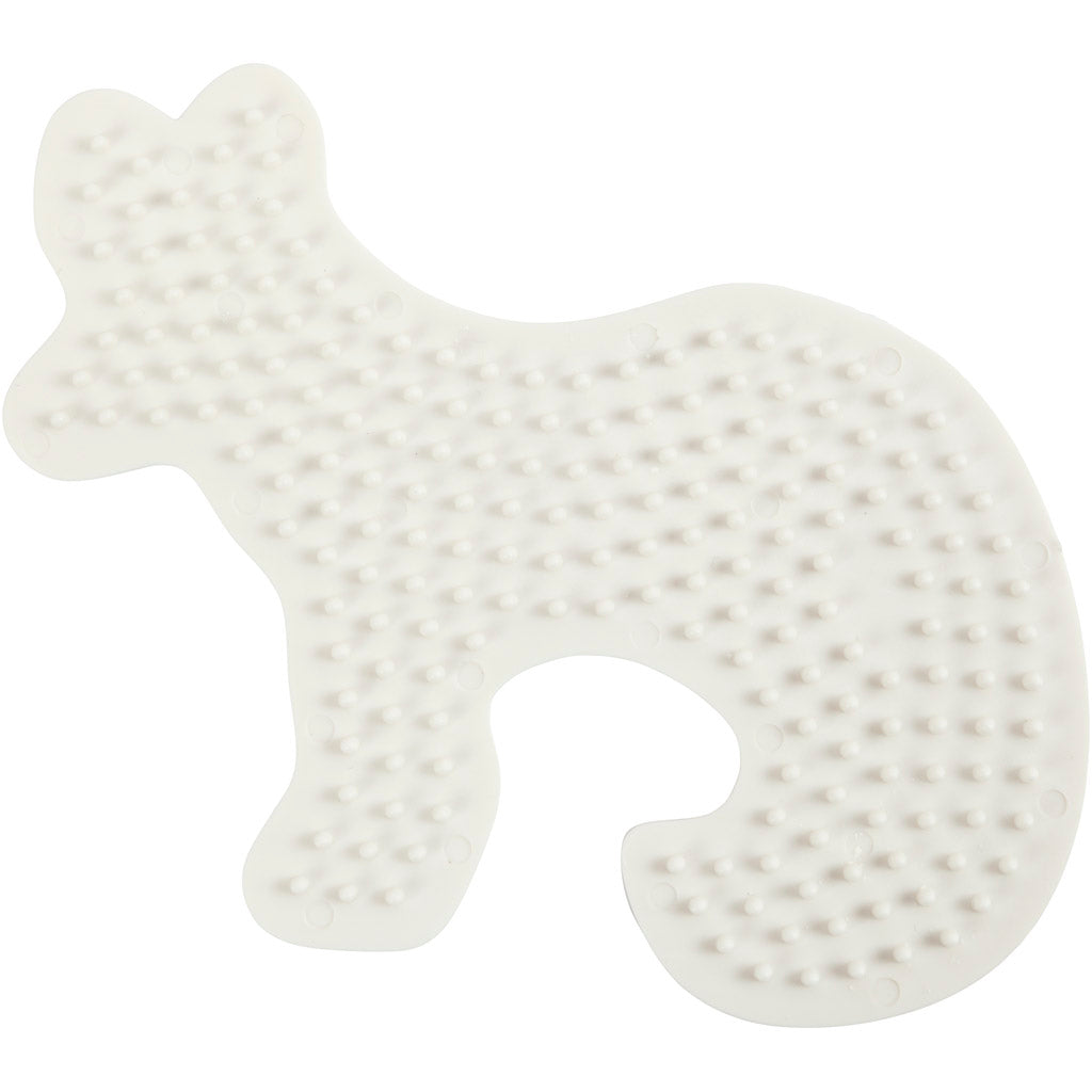 Plaque de base Nabbi biobeads, renard, taille 9,5x13,4 cm, moyen, 1 pièce