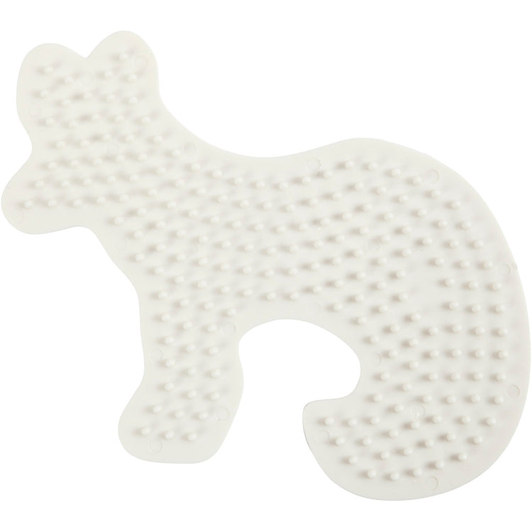 Plaque de base Nabbi biobeads, renard, taille 9,5x13,4 cm, moyen, 1 pièce