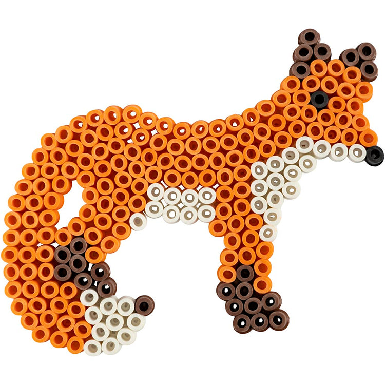 Plaque de base Nabbi biobeads, renard, taille 9,5x13,4 cm, moyen, 1 pièce