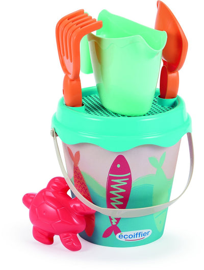 Seau à sable Ecoiffier sardine - 17cm 6pcs.