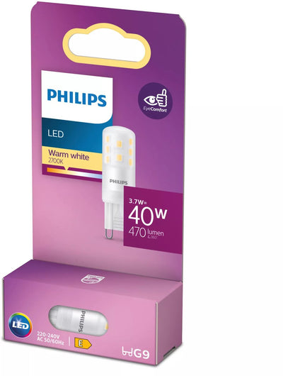 Capsule LED Philips économe en énergie transparente - 40 W - G9 - lumière blanc chaud - économisez sur les coûts énergétiques