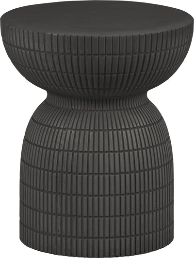 Table d'appoint Woood Samson - fibre d'argile - café - 44x37x37