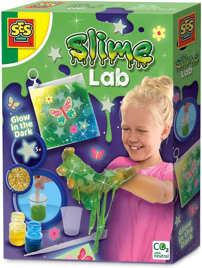 Ses Slime Lab Glow dans l'obscurité