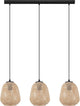 Eglo dembleby - suspension - e27 - 90 cm - noir