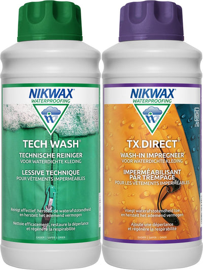 Nikwax twin tech wash tx.direct wash en 1l – nettoyage – imprégnation