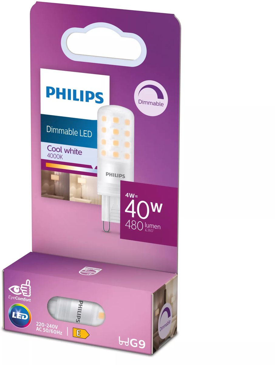 Capsule Philips 40w g9 g9